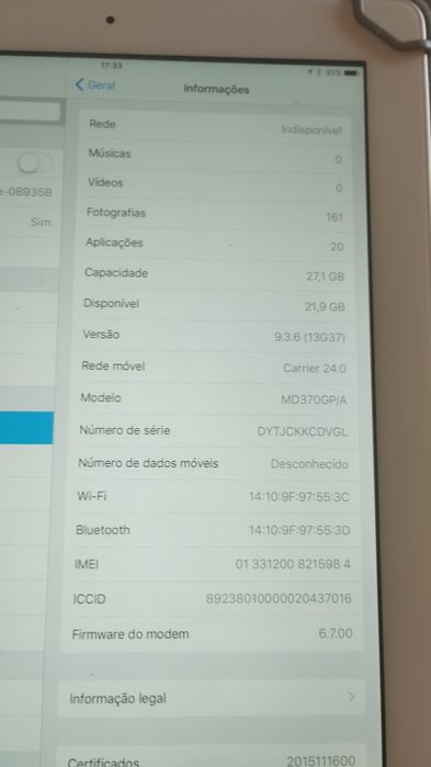 iPad 9 como novo