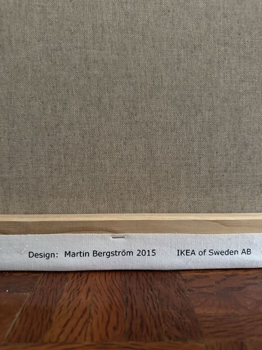 Conjunto de quadros IKEA Martin Bergström — estilo moderno minimalista