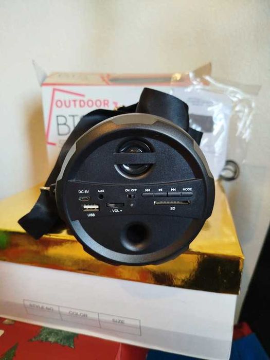 Coluna Som Portátil M-TK - Preto