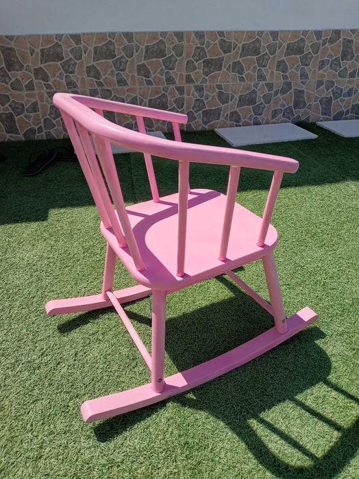 Cadeira - Banco Rosa criança