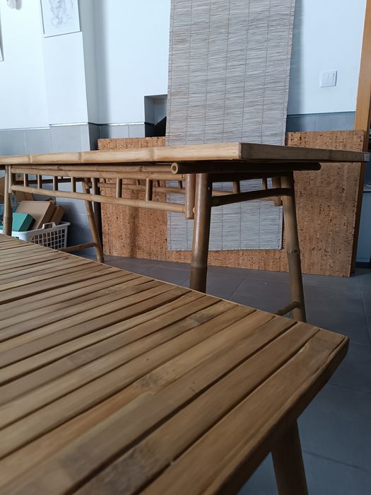 (Promo NATAL) Conjunto mesas de bamboo