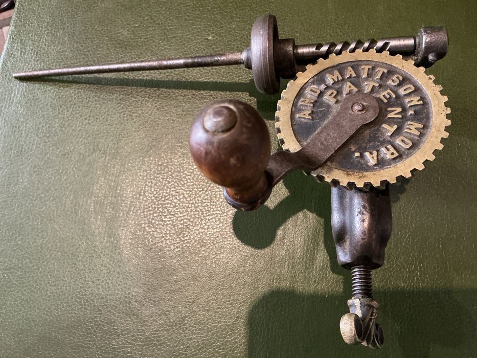 Narzędzie maszynka do nawijania antyk żabytek patent instrument przedwojenny muzealny zabytkowy stary