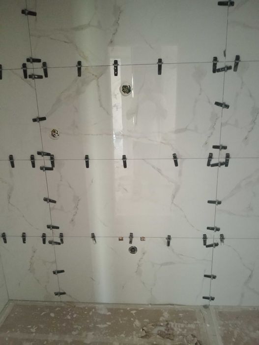 Ladrilhadores ,equipa de quatro ladrilhador