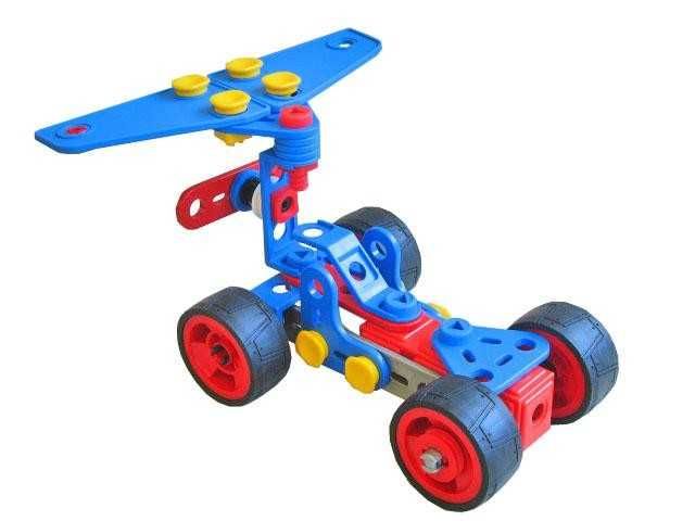 Konstrukcyjne klocki skręcanki ToolBoxAdvanced 70el 6 mod 5+ Meccano