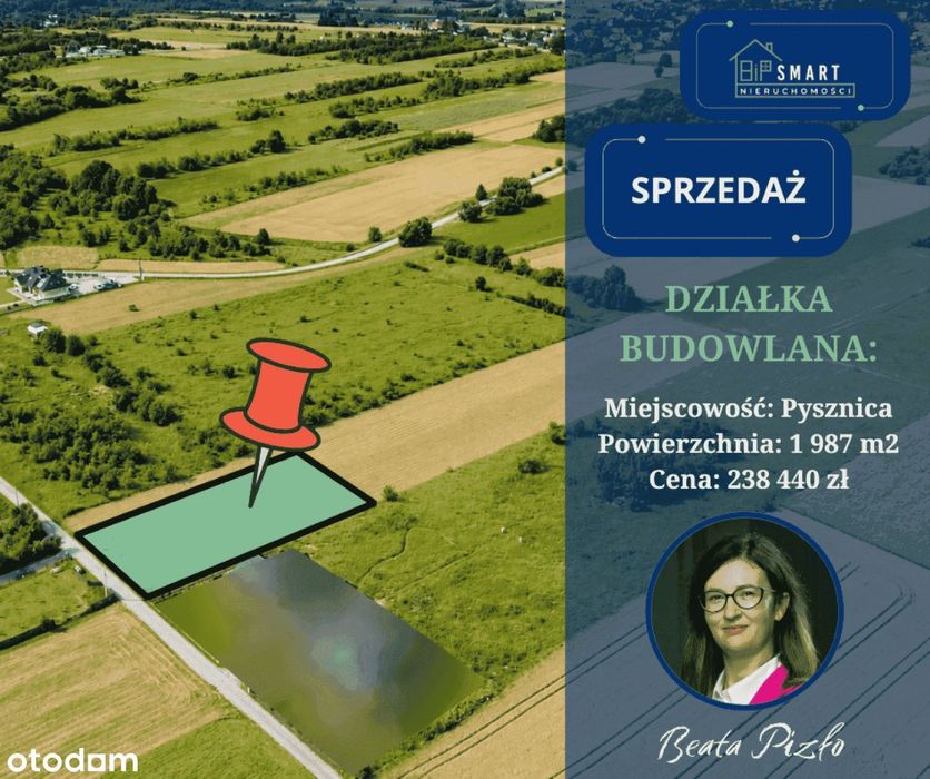 Działka z Wz | 1 987 m² | Zabudowa zagrodowa | Sud