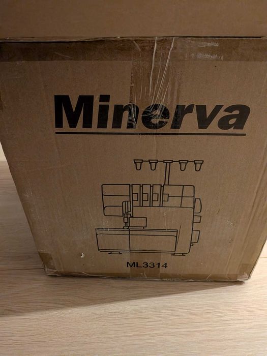 Owerlok Minerva ML3314 NA GWARANCJI+ kurs szycia
