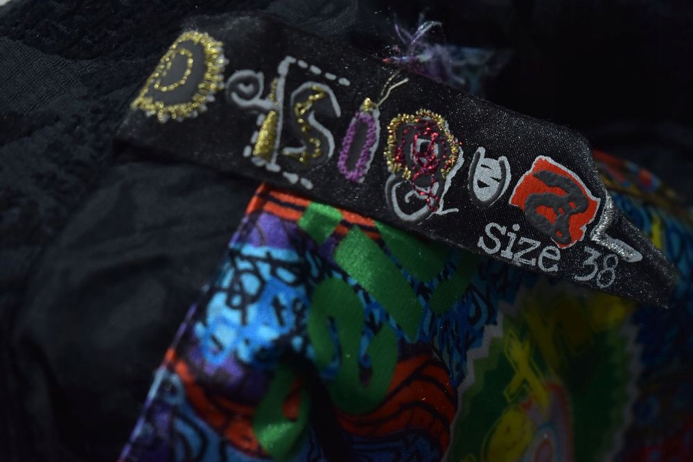 Desigual Designerski Długi Płaszcz Damski Trencz 38