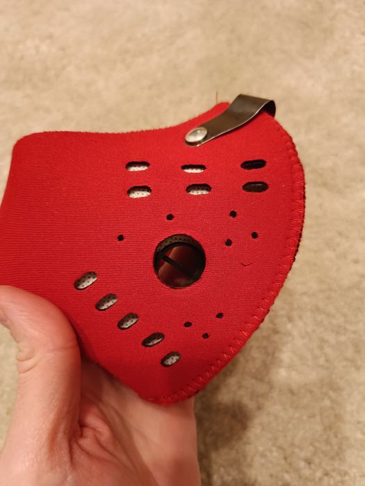 Maska antysmogowa brak jednej części