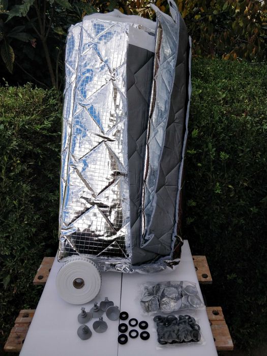 Kit DIY Isoflex 9 Camadas + Cortinas Cabine por Medida (Camper/AC)