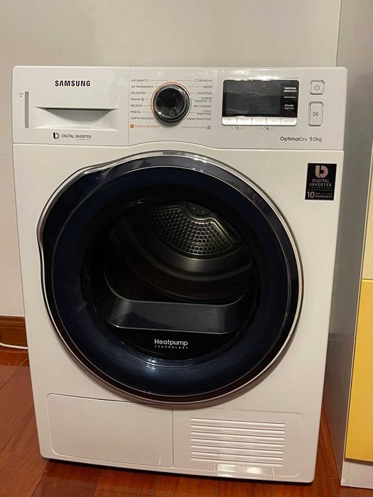 Suszarka bębnowa SAMSUNG DV90M6200CW/EO AirWash z Pompą Ciepła