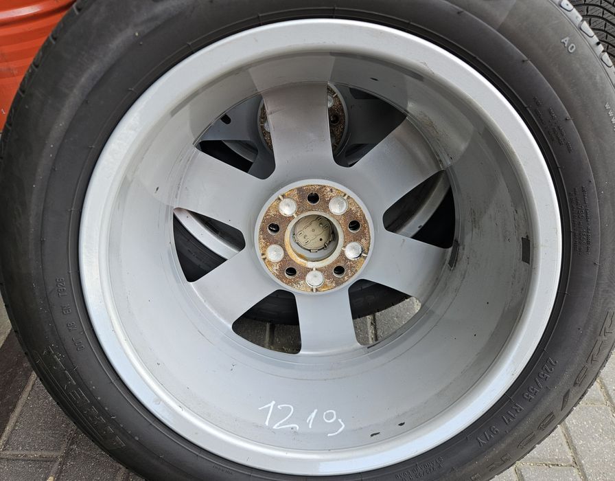 4x Felgi oryginalne AUDI OE 8.0 x 17 5x112 ET39 Audi A6 / Q5 [1219]