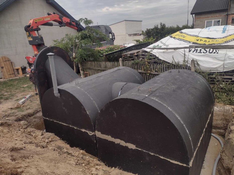 Piwnica betonowa ziemianka 3x350cm B30W8 solidna konstrukcja schody