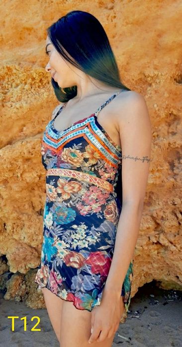 Tops em seda e algodão