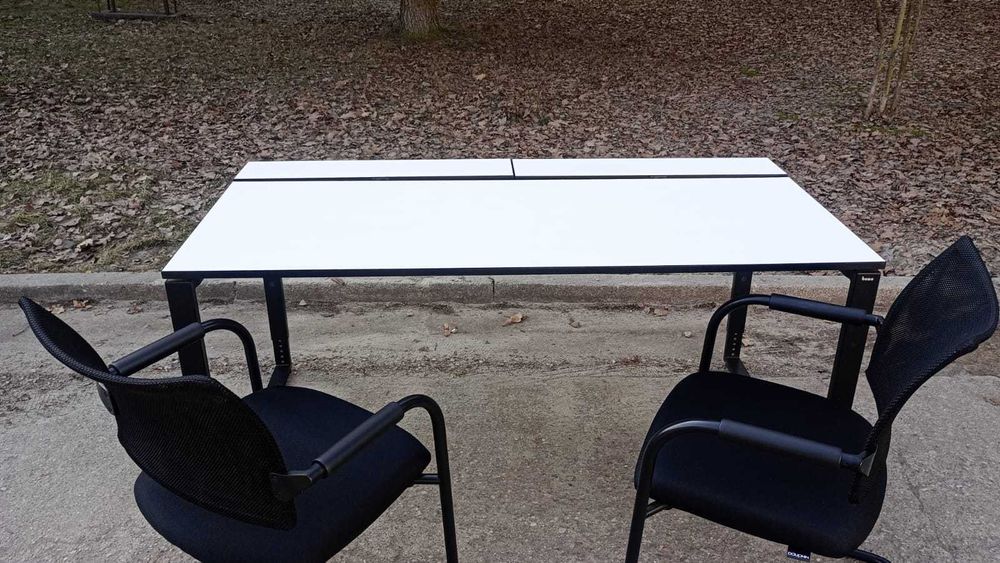 Biurko 160x80 białe stół biurka stoły białe biuro dom szkoła recepcja