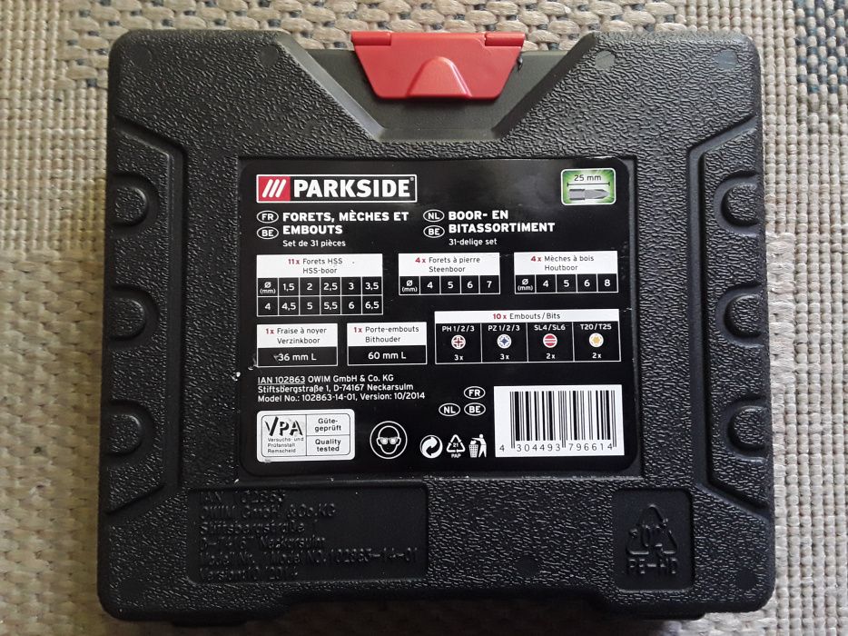 Conjunto de Brocas (Na Caixa Estojo) Novas