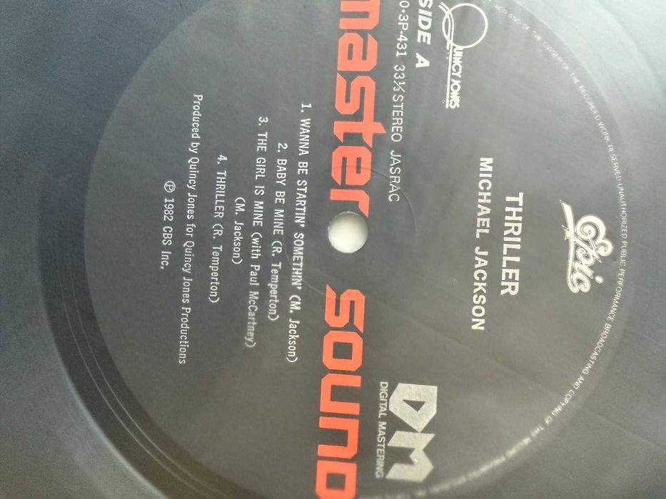 Michael Jackson – Thriller Japan Vinyl | Sony 30‑3P‑431