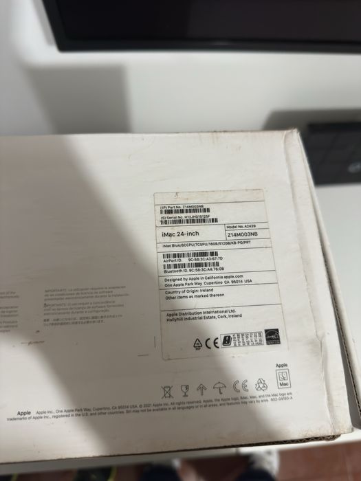 IMAC blue 16GB/512GB/  2024