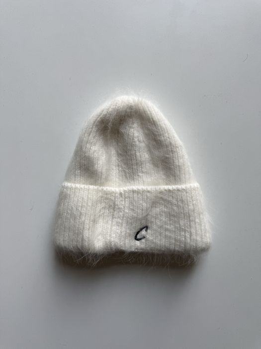 Шапка та шарф з альпаки білий від CENC