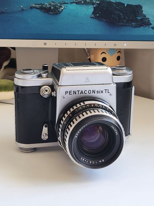 Pentacon six tl, aparat analogowy.