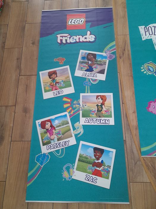 Lego baner plakat witryna friends zestaw Lego