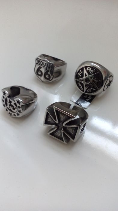 Anéis em aço inoxidável