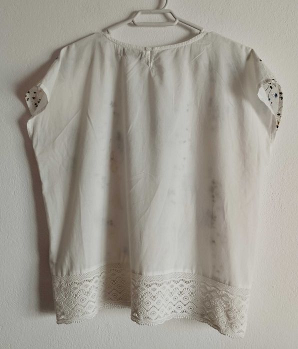 Blusa Natura Bordada