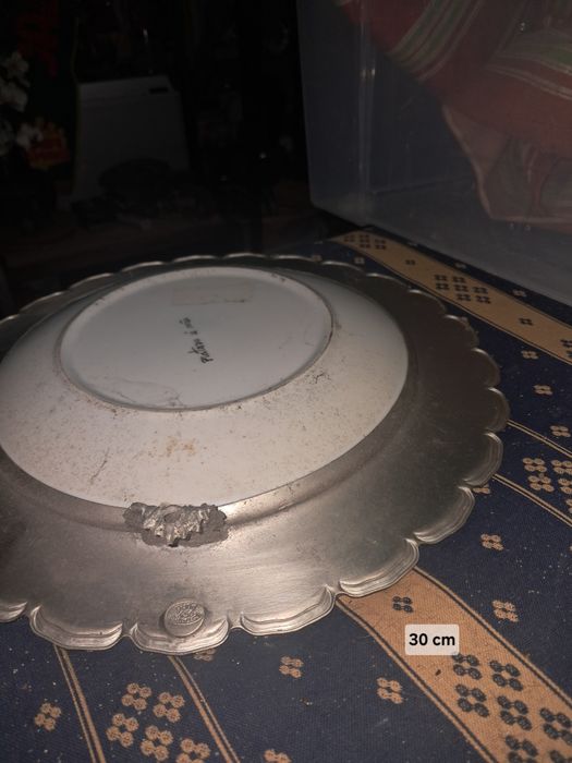 Prato comemorativo 25 de casamento