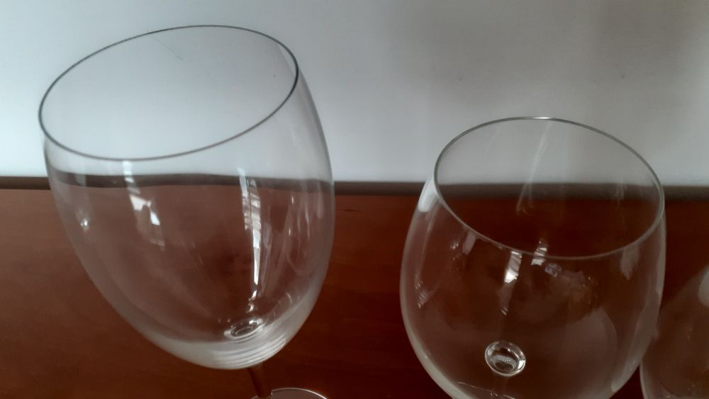 Copos vinho tinto/branco e brandy