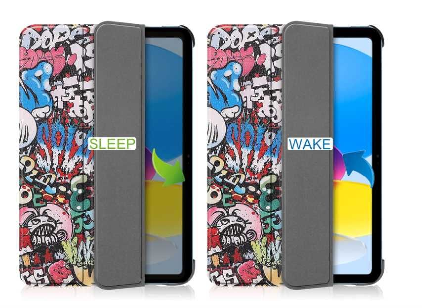 Etui Case na Apple iPad MINI 6 graffiti + GRATIS | WYPRZEDAŻ!