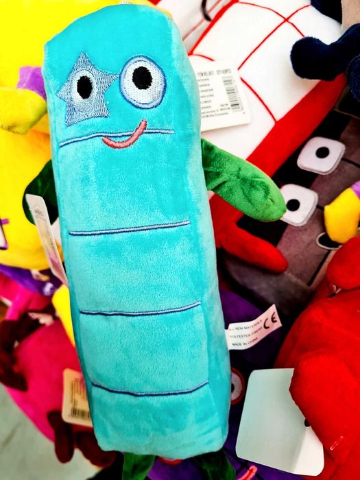 Przyjaciele Numberblocks 5 niebieska maskotka pluszak zabawka