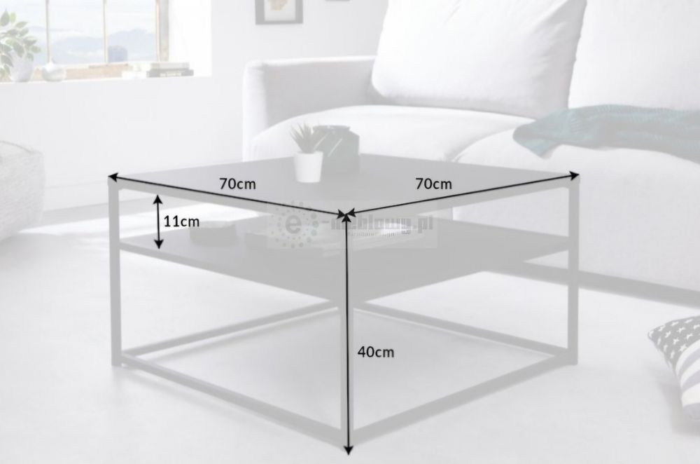 Stolik kawowy metalowy loft | Okazja