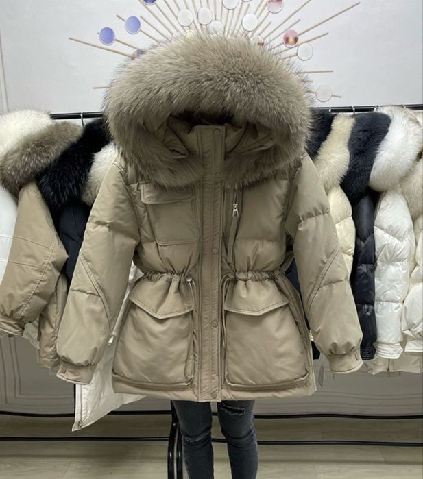 Розпродаж! Різні парки пуховики куртки натуральний пух та хутро Zara