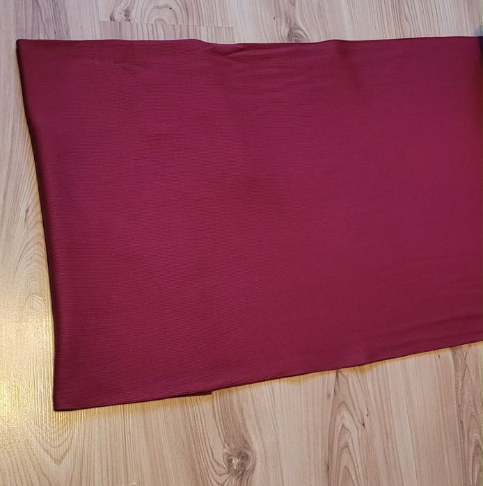 Ściągacz prążek bordowy elastan bawełna produkt Polskk