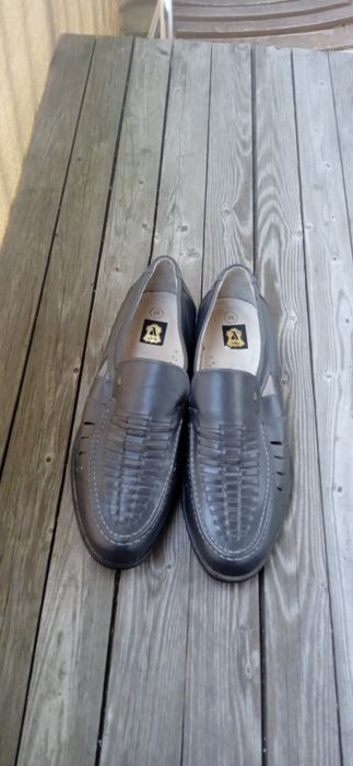 Męskie buty mokasyny/retro,od spodu  Słupski tramwaj -Alka