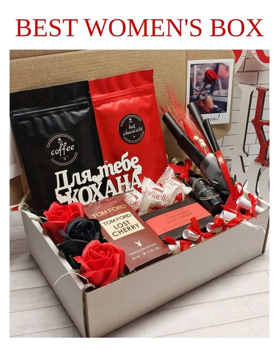 Незабутній подарунок коханій дівчині. Подарунковий бокс для жінки.