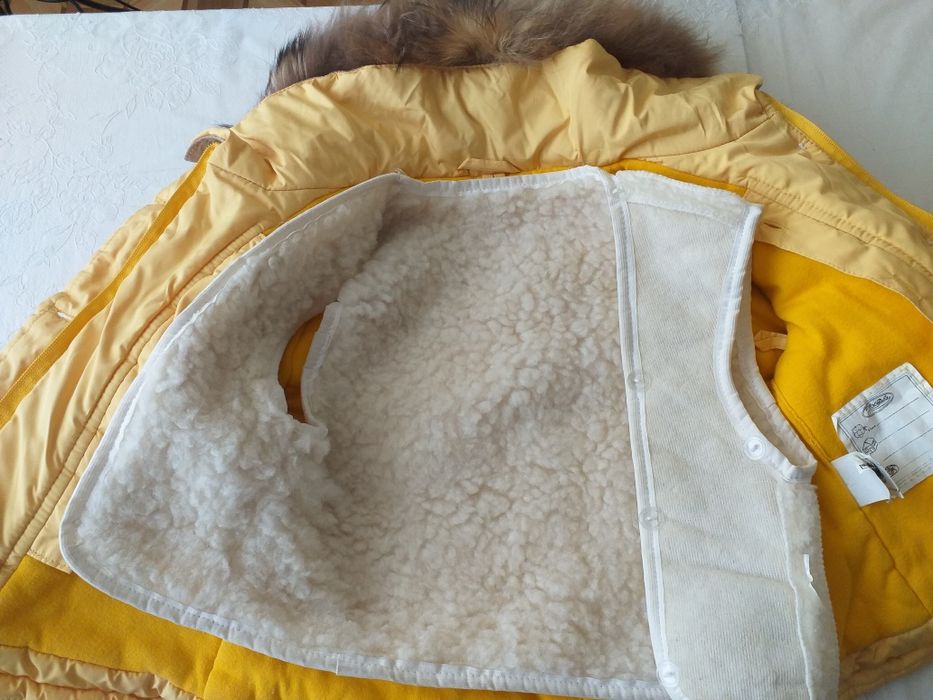 Зимний комплект куртка и комбинезон для девочки