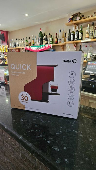 Maquina de café Delta Q Quick Nova com oferta de 30 capsulas