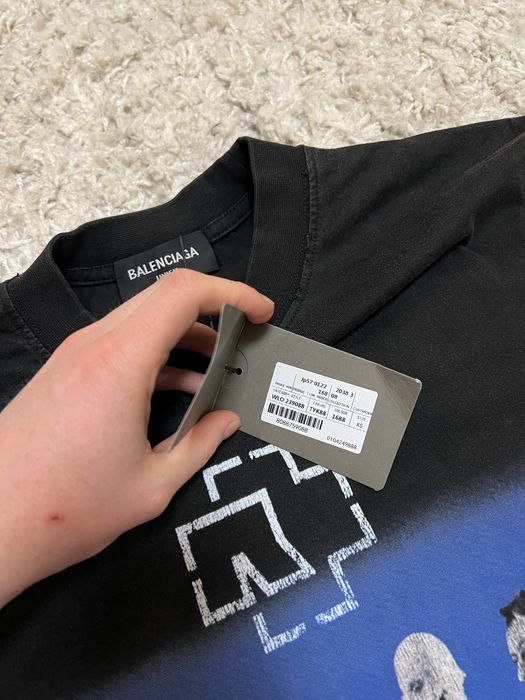 Balenciaga heron preston лонгслів