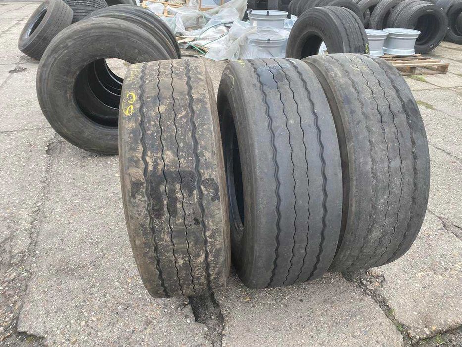 Opony używane 385/65r22.5 Bridgestone Duravis R-trailer 002 Evo 9-10mm