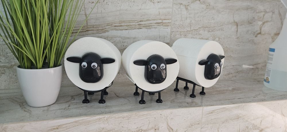 Stojak na papier toaletowy baranek shaun