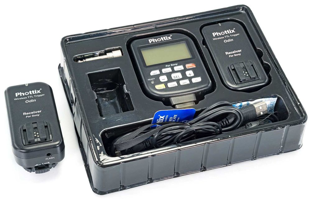 Радиосинхронизатор Phottix Odin + 2 приемника для Sony