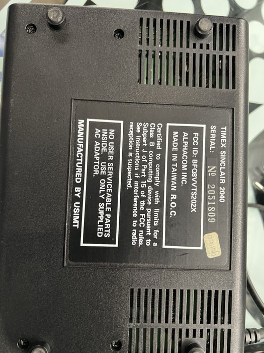 Impressora da timex a funcionar perfeitamente