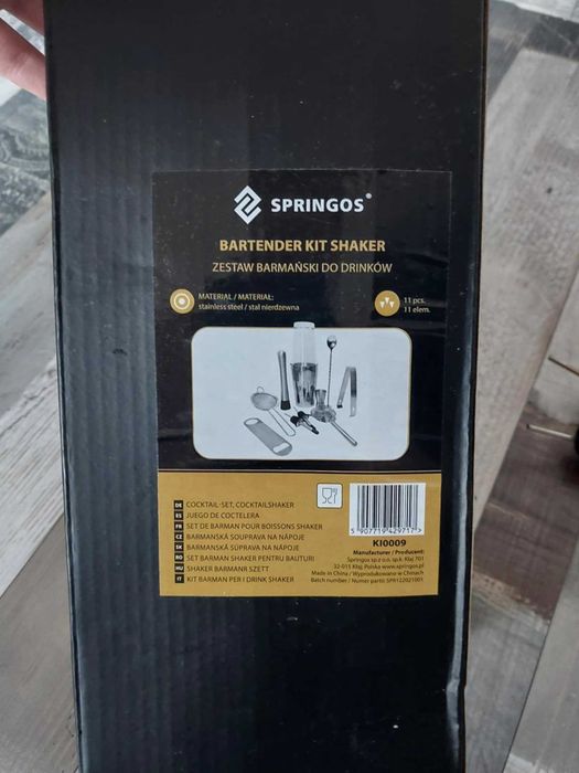 Zestaw do robienia drinków springos