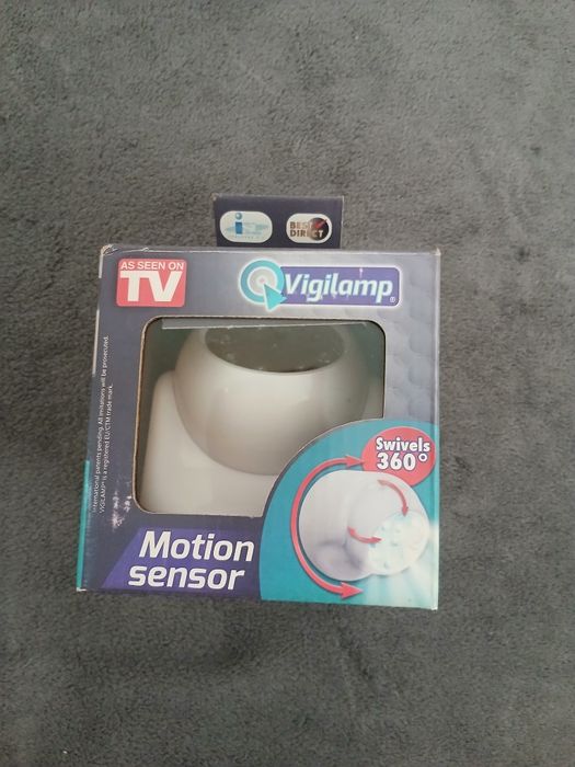 Motion-sensor light, brand new in box
It is a motion-sensor light.