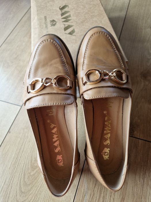 Mokasyny loafersy Saway