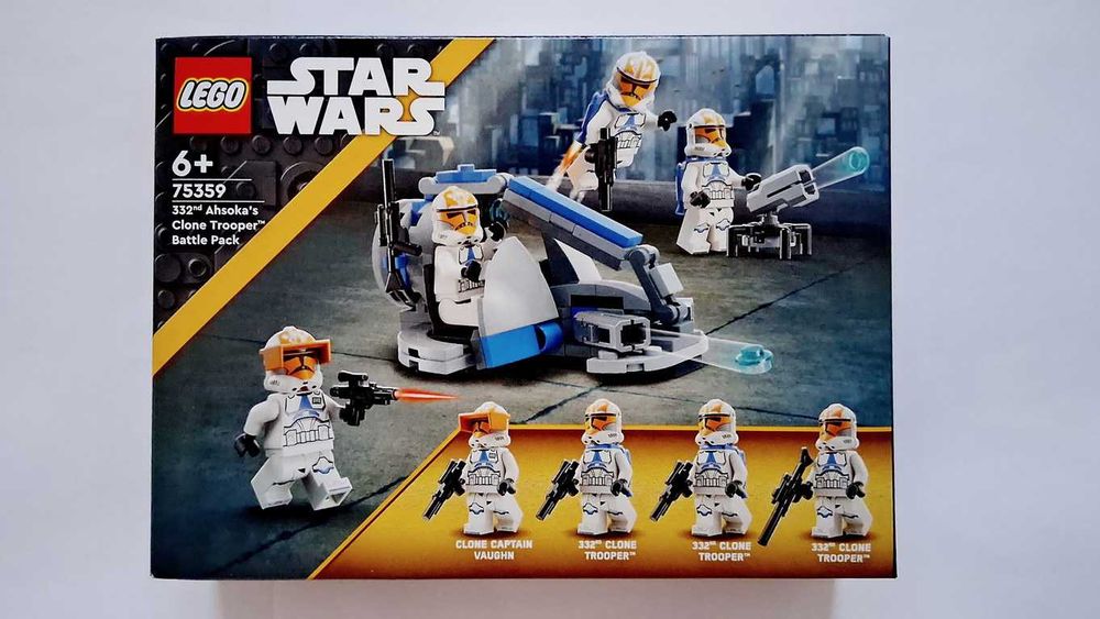 Lego Star Wars 75359 Ahsoka's Clone 332nd Trooper Battle Pack selado