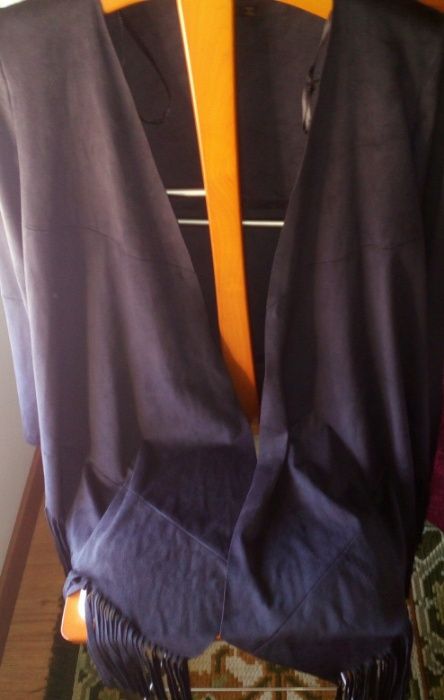 Casaco de pele e de pēssego