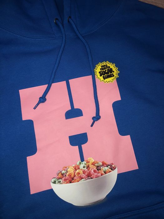 HUF hoodie bluza niebieska nowa z metką
