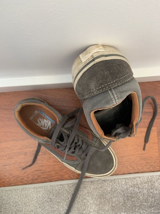 Ténis Vans verdes e bordôs 39