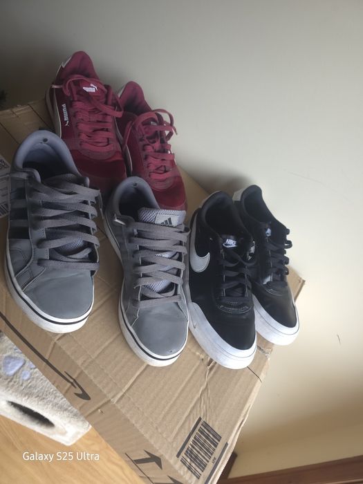 Sapatilhas nike adidas e puma